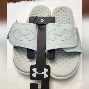 Under Armour Ignite Pro 8 Women's Slide Sandals Light Green Size 11